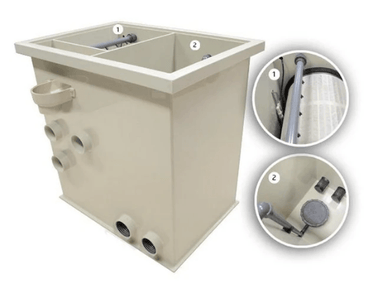 Filtreau combi-NEXT with UVC (Gravity) Int rinsepump (NEW XL Motor) - JS KOI